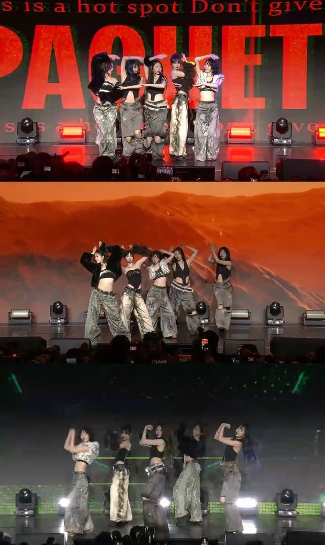 엔비디아 행사 출연한 르세라핌