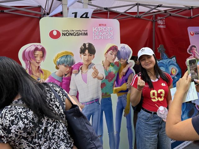 뉴욕 코리안 페스티벌 '케데헌-농심' 홍보부스