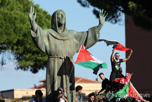 이탈리아 로마 시위