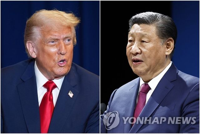 트럼프 미국 대통령(왼쪽)과 시진핑 중국 국가주석