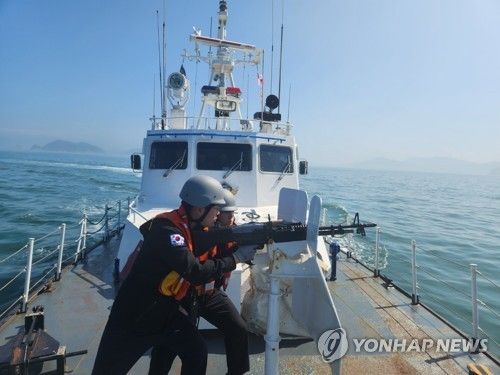 태안해경, 신진항 해상침투 훈련 실시