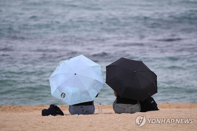 비 내리는 강릉