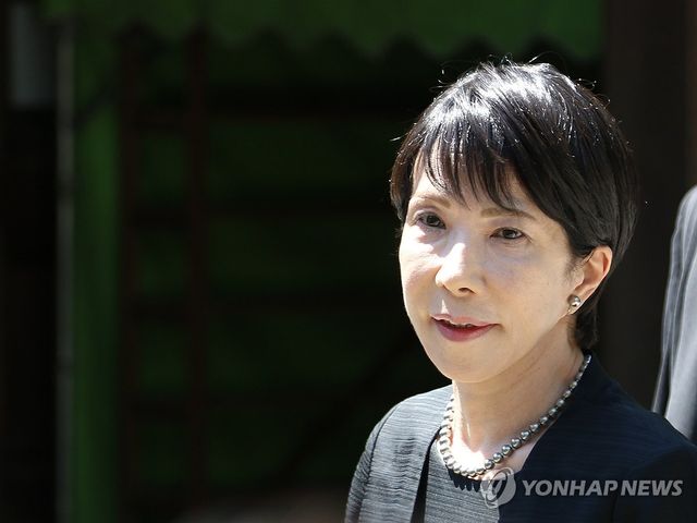 지난 8월 야스쿠니신사 참배한 다카이치 사나에 신임 일본 자민당 총재