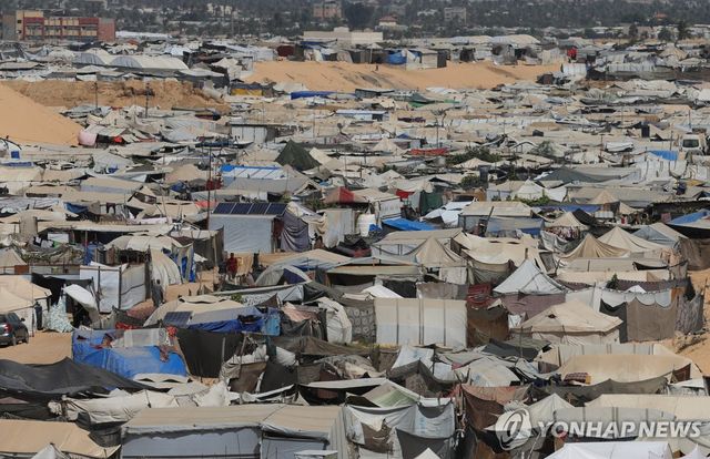 가자지구 피란민촌