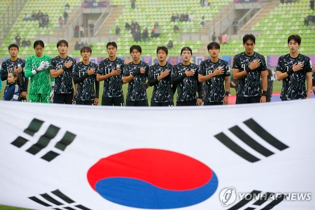 한국 U-20 축구대표팀 선수들