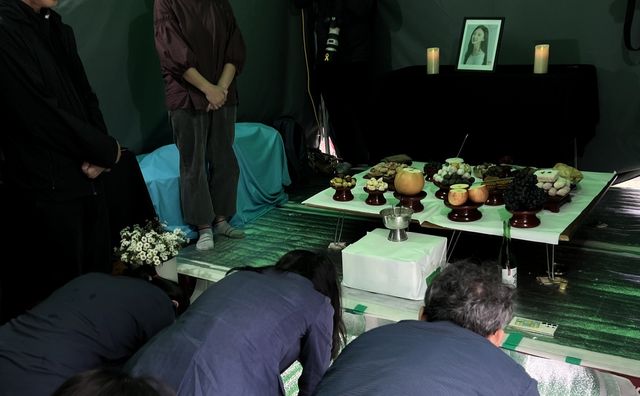 비정규직노동자의집 꿀잠, 故오요안나 비정규직 기상캐스터 분향소 찾아 차례