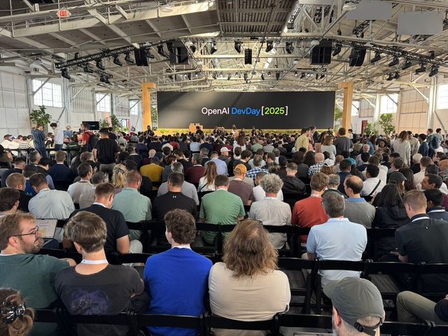 오픈AI 개발자 콘퍼런스 모습