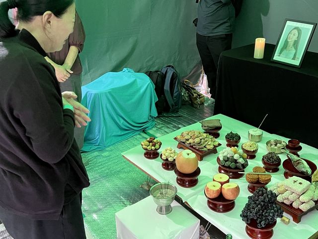 故오요안나 씨를 그리는 모친 장연미 씨