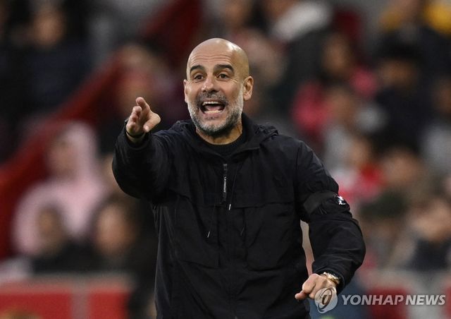 맨시티의 페프 과르디올라 감독