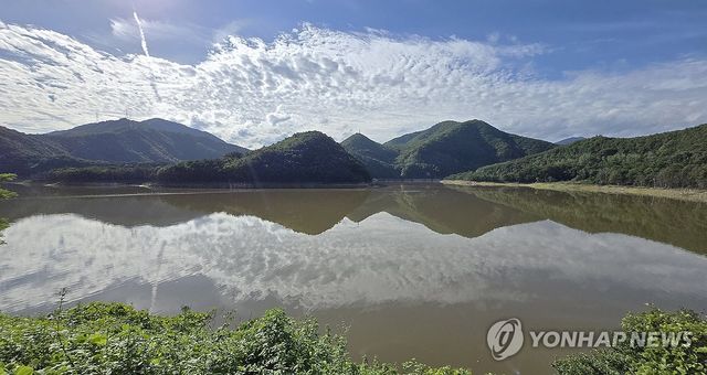 물 가득한 강릉 오봉저수지