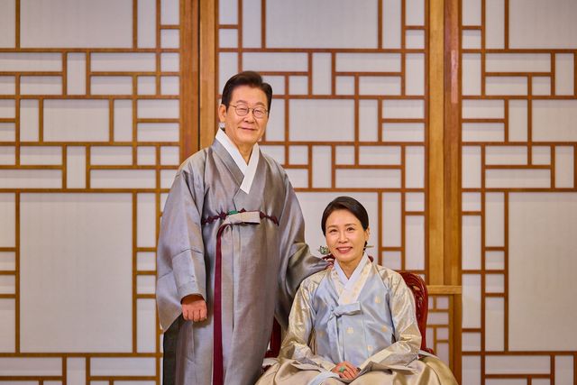 이재명 대통령과 김혜경 여사