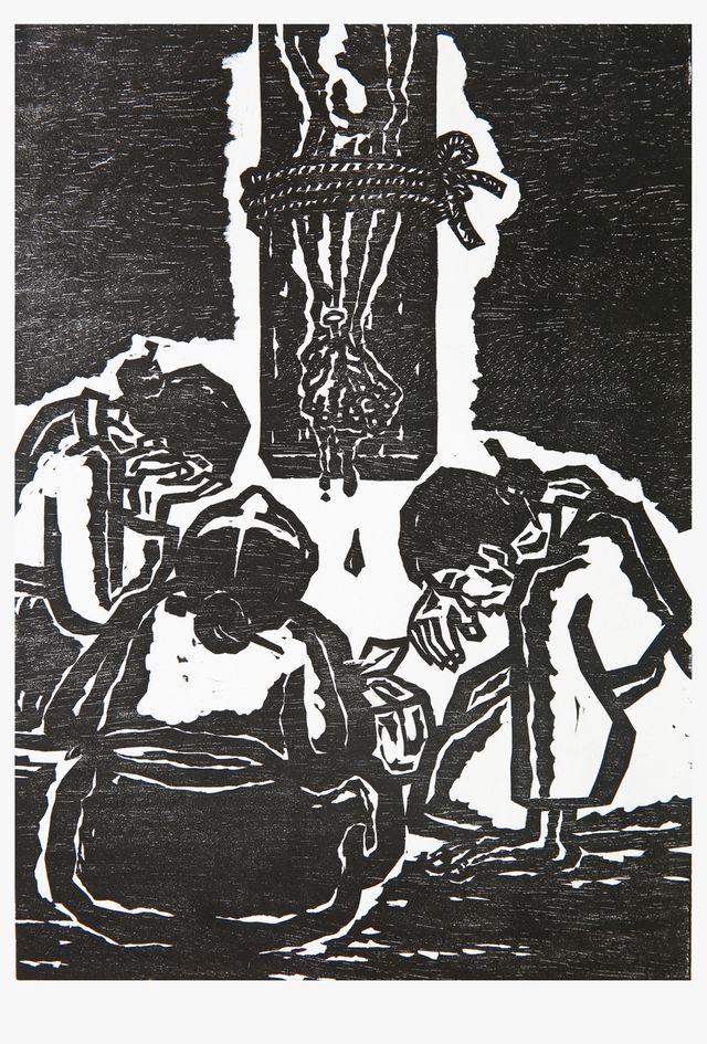 '마가복음 전남 방언' 삽화 '십자가상 예수'