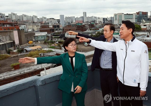 미아2 재정비촉진구역 둘러보는 오세훈 시장