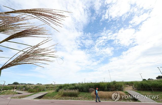 가을 하늘 아래서