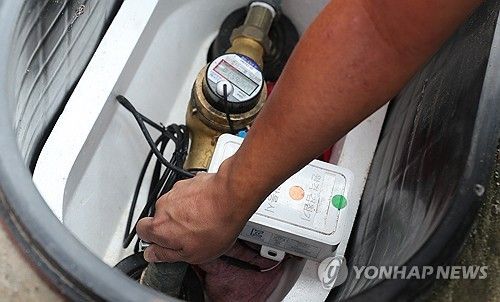 수도 계량기. [연합뉴스 자료사진]