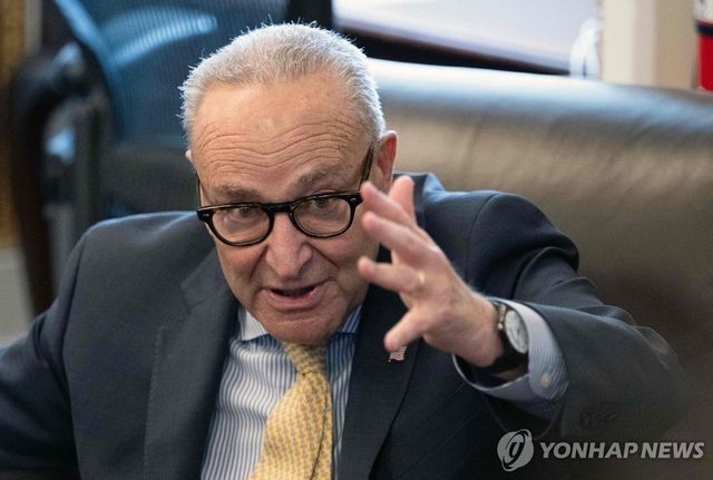 미국 민주당의 슈머 상원 원내대표