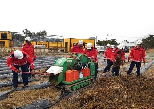 영농 부산물 파쇄