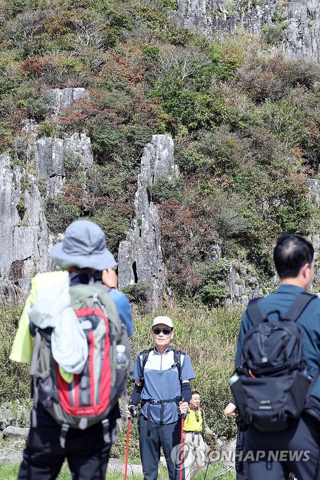 무등산 정상부 '지왕봉'
