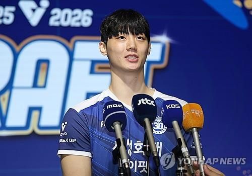 삼성화재가 전체 2순위 지명한 신인 이우진