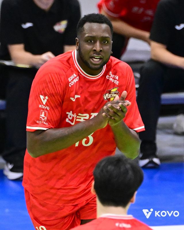 한국전력의 외국인 선수 베논