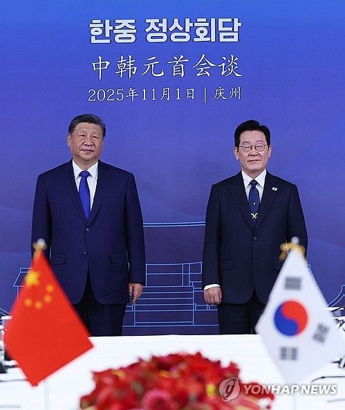 한중정상, 정상회담 기념 촬영