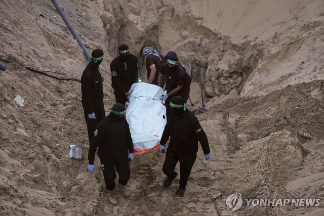 하마스, 인질 시신 수색