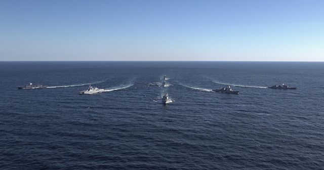 기동함대사 첫 함대급 해상기동훈련