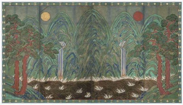 일월오봉도 병풍