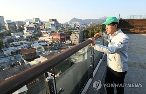 오세훈 시장, 세운4구역 재개발 관련 현장 브리핑