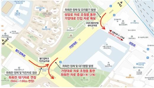 가양대로 축(월드컵파크7단지 교차로∼DMC첨단산업센터 교차로) 도로교통 개선 사업