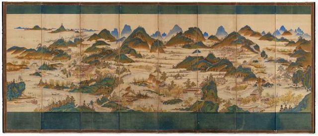 강남춘의도 병풍