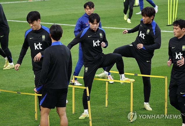 훈련하는 양민혁