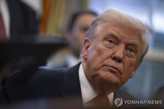 도널드 트럼프 미 대통령