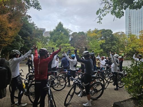 자전거 신 조선통신사 최종 목적지 도착