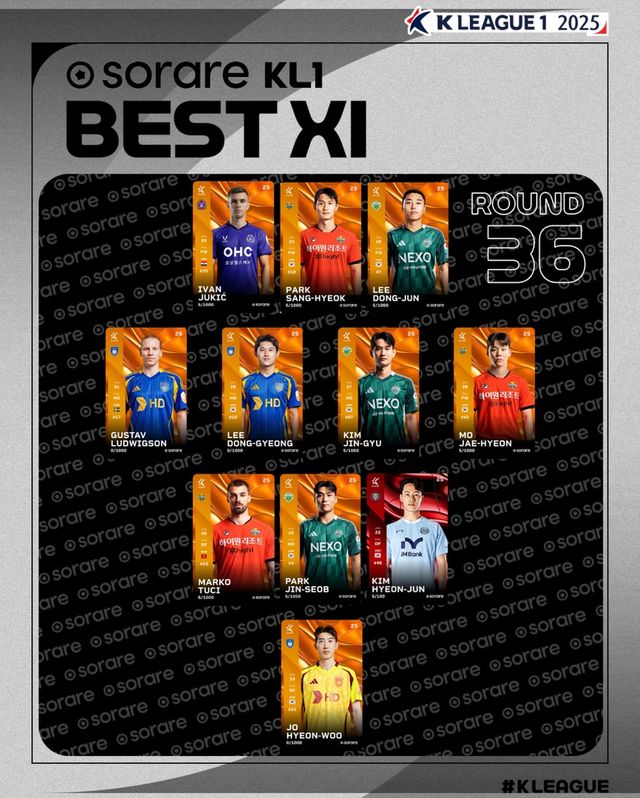 K리그1 36라운드 베스트 11