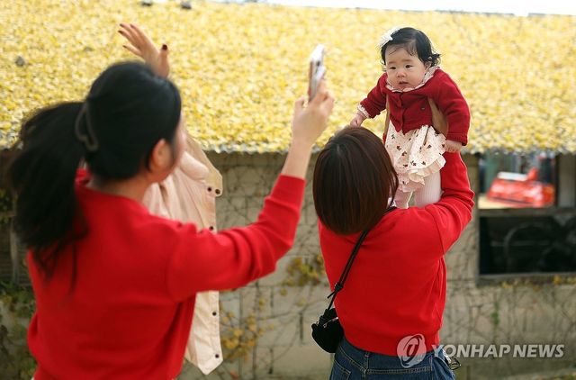 노랗고 빨간 가을