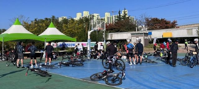 동해시에서 열린 체육대회