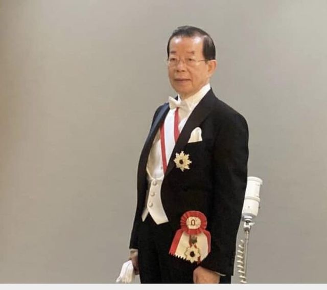 일본 욱일대수장 받은 셰창팅 대만 총통부 고문