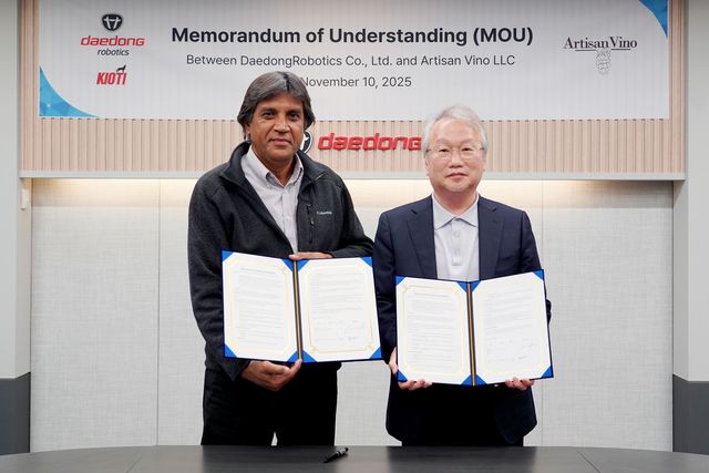 대동로보틱스-아티산 비노 업무협약