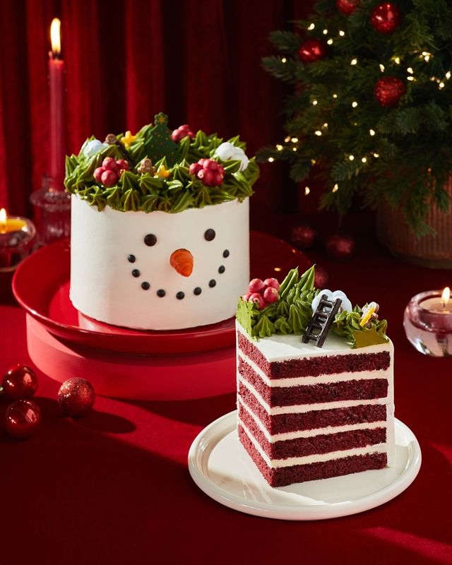 스타벅스 크리스마스 케이크