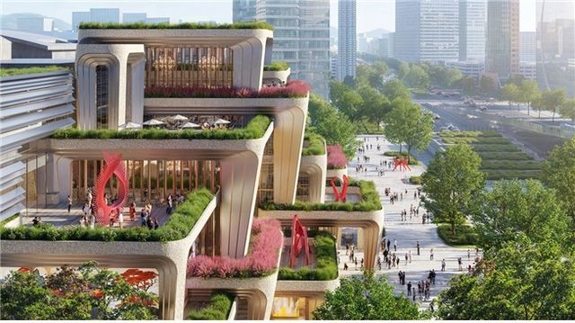 코엑스 전면부 조감도