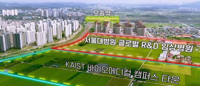 서울대병원 R&D 임상연구병원 유치 위치도