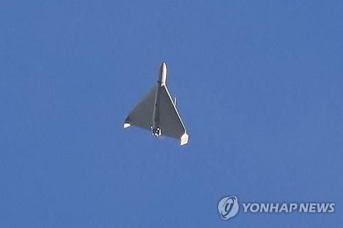 러시아가 발사한 샤헤드 드론