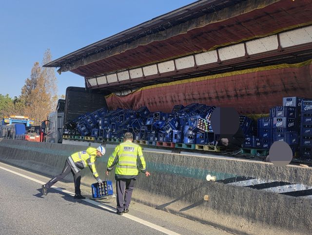 사고가 난 화물차