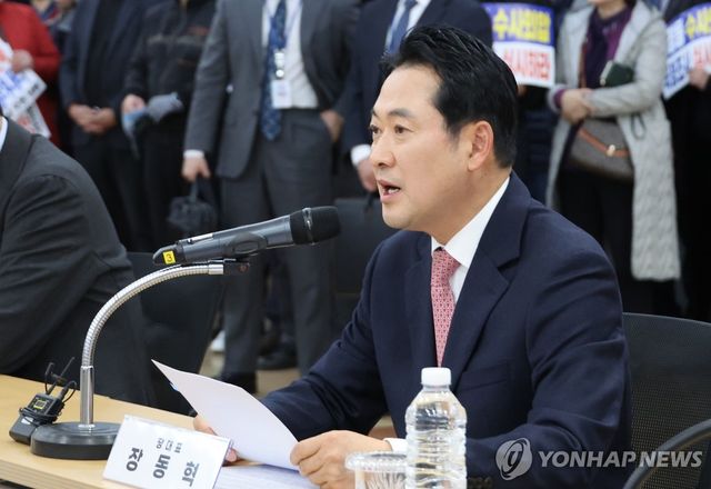 국민의힘 '대장동 항소포기' 규탄 현장 간담회