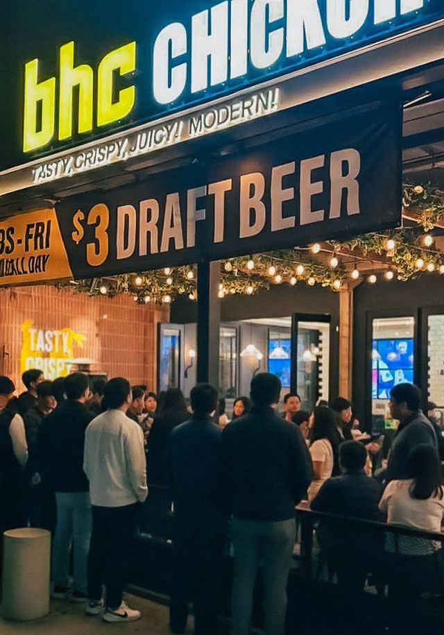 bhc 미국 직영 2호점 '채프먼 플라자점'