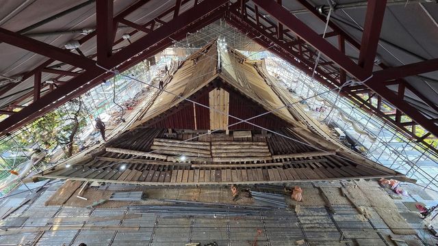 대성전 보수공사