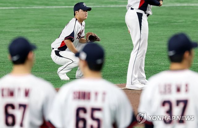 정우주, 훈련 집중