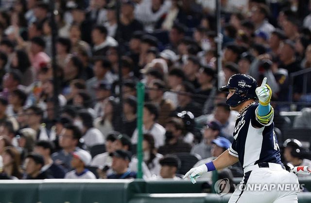 안현민, 선제 투런포 쾅