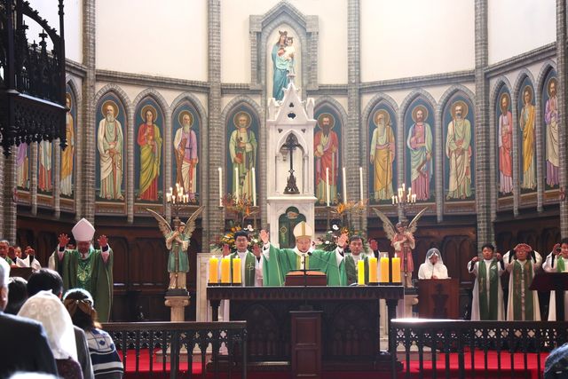 이관진 베드로 기림미사 장면